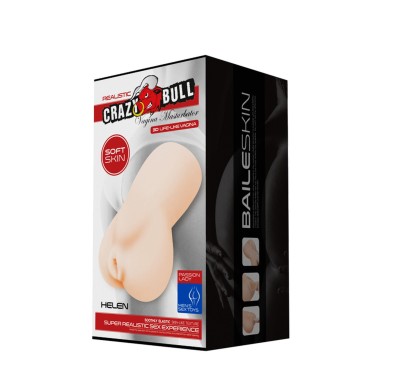 CRAZY BULL- HELEN, REALISTIC VAGINA, Vibration